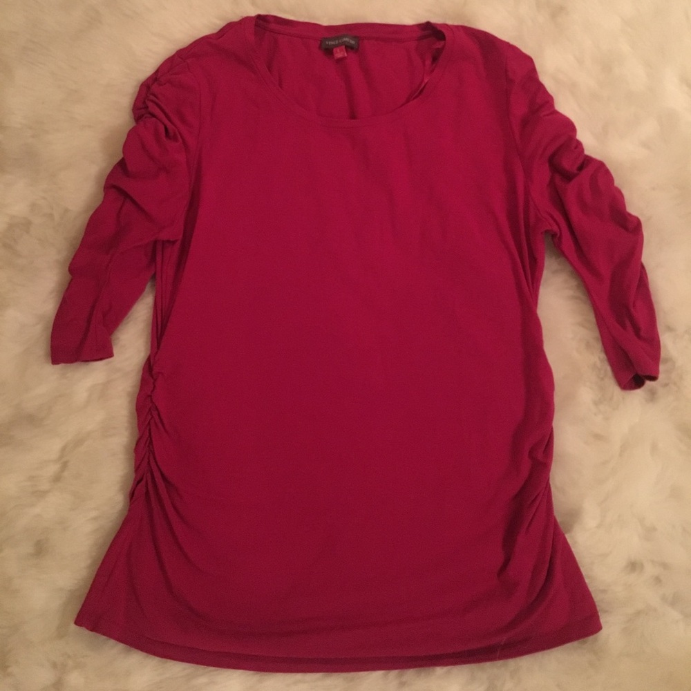 Vince Camuto Ruched Tee